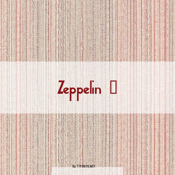 Zeppelin 2 example